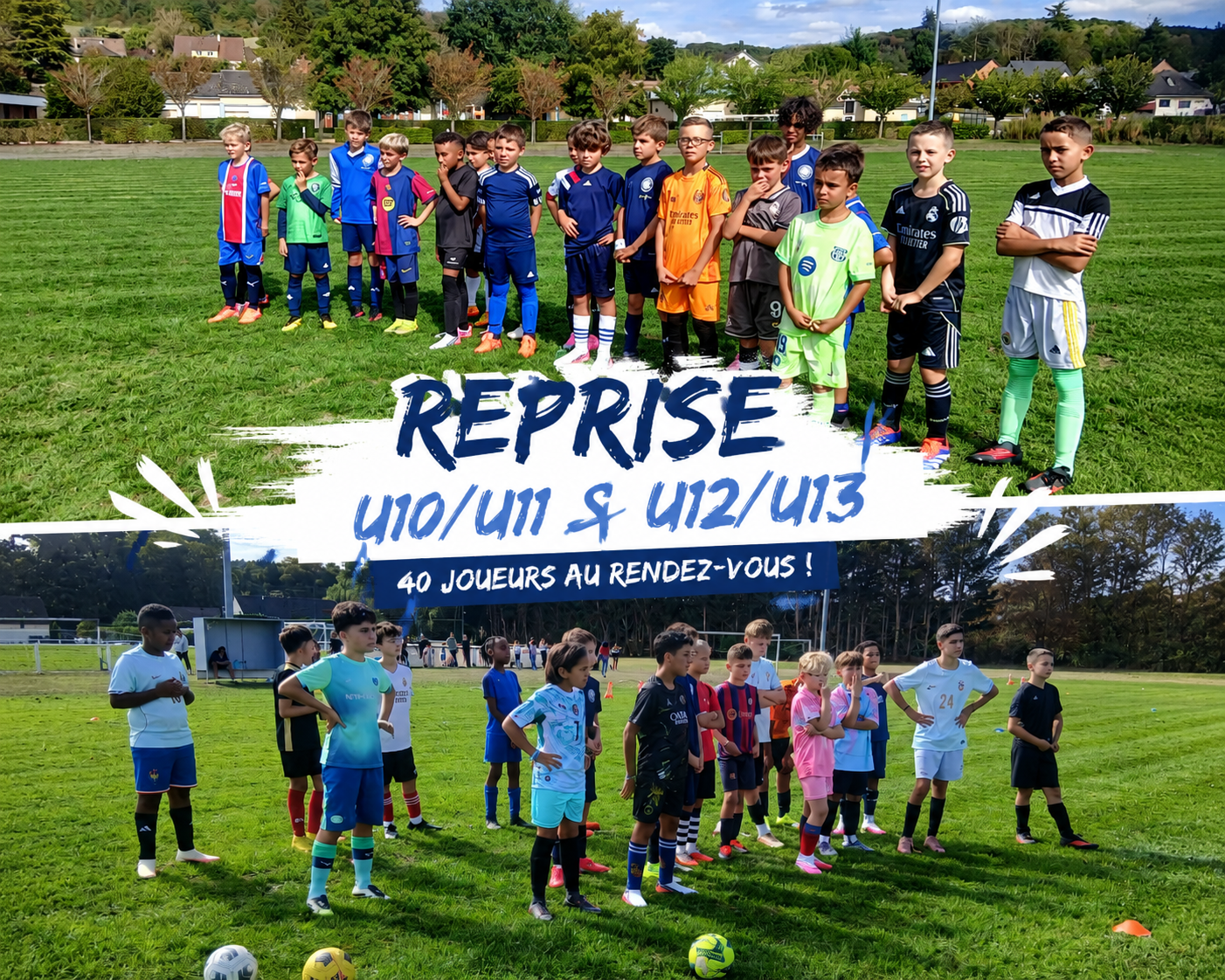 REPRISE POUR NOS U10/U11 & U12/U13