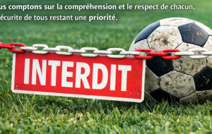 🚨 Information importante – Entraînements