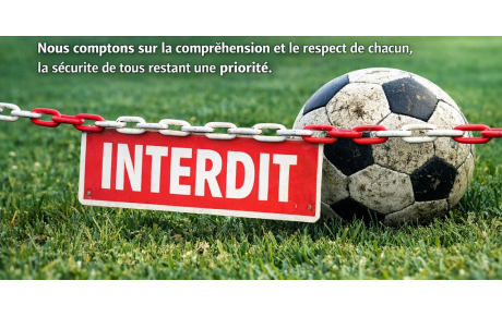 🚨 Information importante – Entraînements